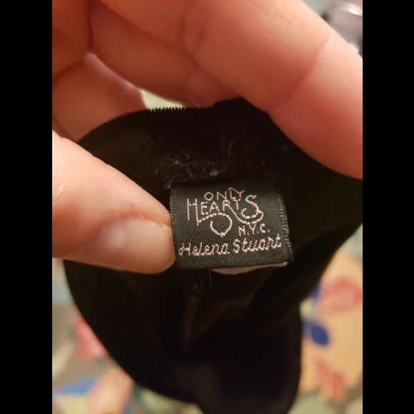 Only Hearts Velvet Leggings - Picture 4 of 5